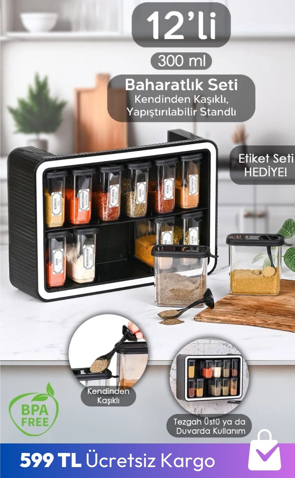 12li Baharatlık Seti Hemen Satın AL İndirimli Fiyat